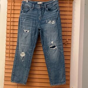 BP Distressed Ankle Jeans in Blue